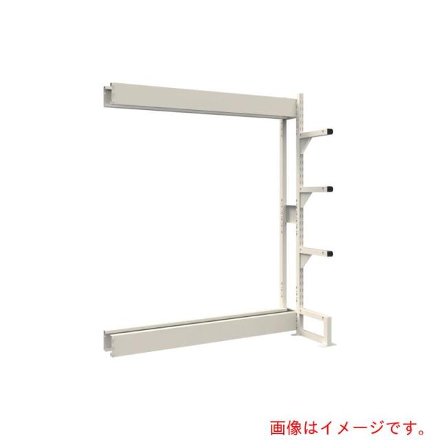 トラスコ中山（TRUSCO）　TRUSCO　ボルトレス長尺保管棚Ｍ１．５　単式連結９００Ｘ３００ＸＨ２１００　４段　【品番：VRM1.57334B】