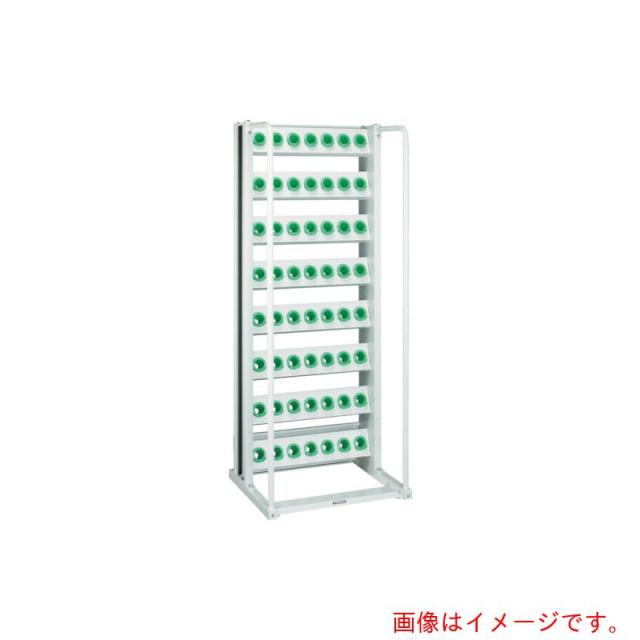 トラスコ中山（TRUSCO）　TRUSCO　ツーリングラック　ＢＴ・ＮＴ４０兼用　３５個収納　ロック付　ホワイト色　【品番：VTL-57-AW】