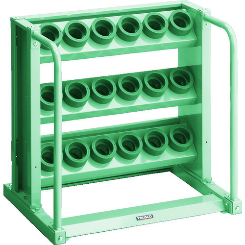 トラスコ中山（TRUSCO）　TRUSCO　ツーリングラック　ＨＳＫ６３Ａ　ＢＴ４０　ＮＴ４０兼用　１８個収納　【品番：VTL-E37】