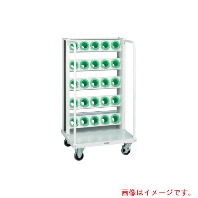 トラスコ中山（TRUSCO）　TRUSCO　ツーリングワゴン　ＢＴ・ＮＴ５０兼用　２０個収納　ロック付　ヤンググリーン色　【品番：VTLW-45-YG】