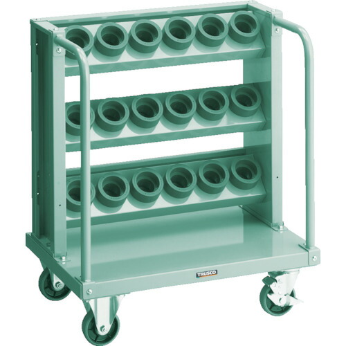 トラスコ中山（TRUSCO）　TRUSCO　ツーリングワゴン　ＨＳＫ６３Ａ　ＢＴ４０　ＮＴ４０兼用　３段　１８個収納　【品番：VTLW-E37】