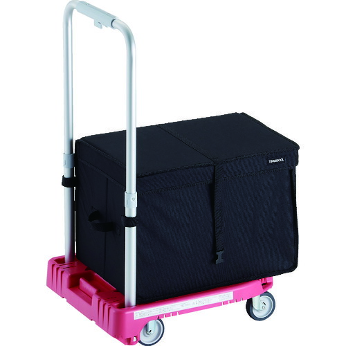 トラスコ中山（TRUSCO）　TRUSCO　樹脂台車　カルティオミニ　ｗｅｅｇｏ　省音車輪　ピンク　ＴＨＢ付　【品番：WP-2G-P-THB】