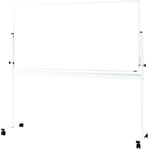 トラスコ中山（TRUSCO）　TRUSCO　回転ボード　両面仕様　白Ｘ白暗線　９００Ｘ１８００　白枠　【品番：WRG-304SA-W】