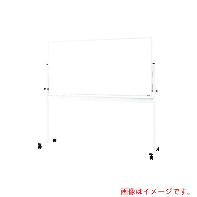 トラスコ中山（TRUSCO）　TRUSCO　回転ボード　両面仕様　白Ｘ白暗線　９００Ｘ１２００　白枠　【品番：WRG-314SA-W】