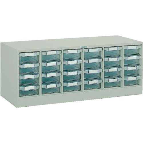 トラスコ中山（TRUSCO）　TRUSCO　ウォールユニットコンビＷＵＮ型パーツケース　７９２Ｘ３１１ＸＨ３１４　引出Ｘ２４　【品番：WUN-24A】