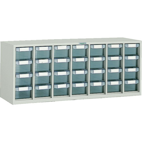 トラスコ中山（TRUSCO）　TRUSCO　ウォールユニットコンビＷＵＮ型パーツケース　７９２Ｘ２４０ＸＨ３１４　引出Ｘ２８　【品番：WUN-28D】