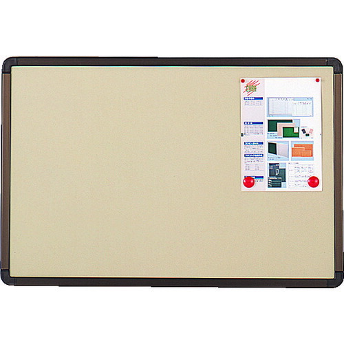 トラスコ中山（TRUSCO）　TRUSCO　ブロンズ掲示板　６００Ｘ９００　ベージュ　【品番：YBE-23SBM】