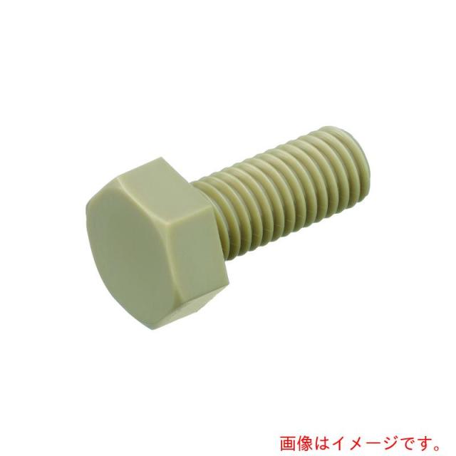 【メール便対応】トラスコ中山（TRUSCO）　ポリエーテルエーテルケトン（ＰＥＥＫ）六角ボルト　Ｍ４Ｘ１５　５０本入　【品番：BPEEK-BTM4X15】
