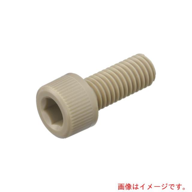 【メール便対応】トラスコ中山（TRUSCO）　ポリエーテルエーテルケトン（ＰＥＥＫ）六角穴付ボルト　Ｍ６Ｘ２５　５０本入　【品番：BPEEK-CBM6X25】