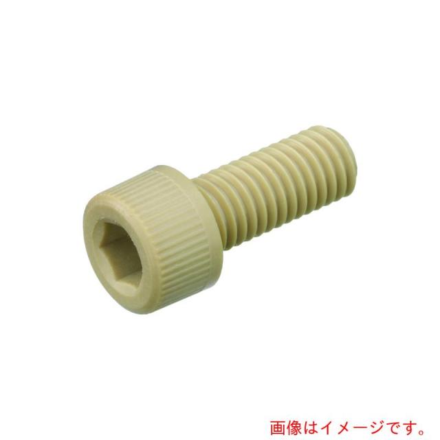 【メール便対応】トラスコ中山（TRUSCO）　ポリフェニレンサルファイド（ＰＰＳ）　六角穴付ボルト　Ｍ６Ｘ３０　５０本入　【品番：BPPS-CBM6X30】