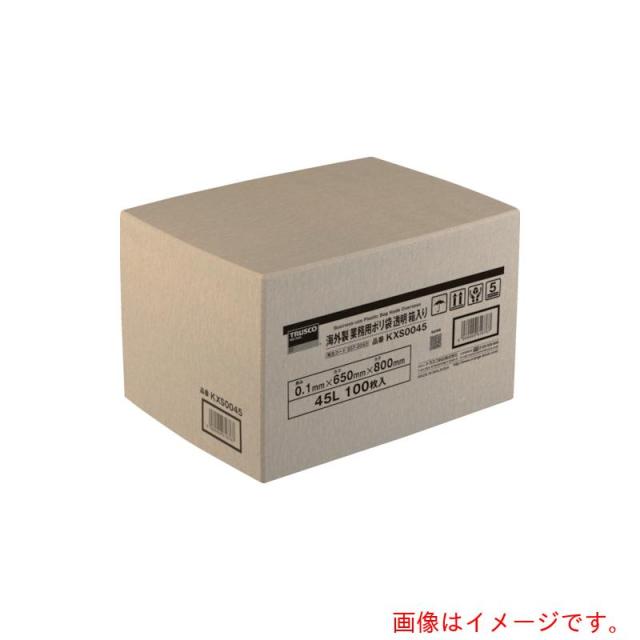 トラスコ中山（TRUSCO）　海外製　業務用ポリ袋　透明・箱入　０．１×７０Ｌ　１００枚入　【品番：KXS0070】