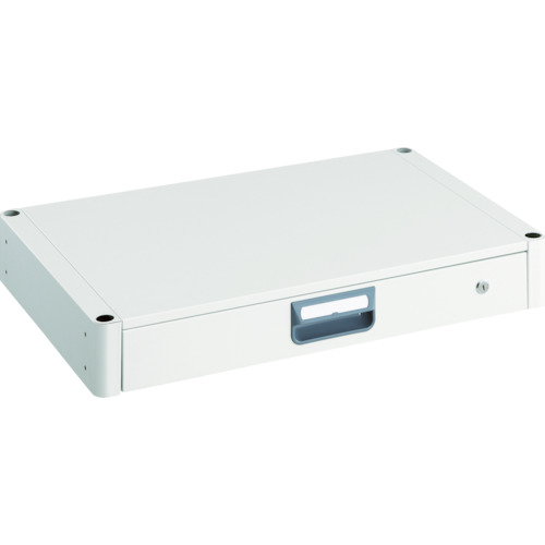 トラスコ中山（TRUSCO）　ツールワゴン　フェニックスワゴン　薄型１段引出　７５０Ｘ５００　ホワイト　【品番：PEW-75Z-W】