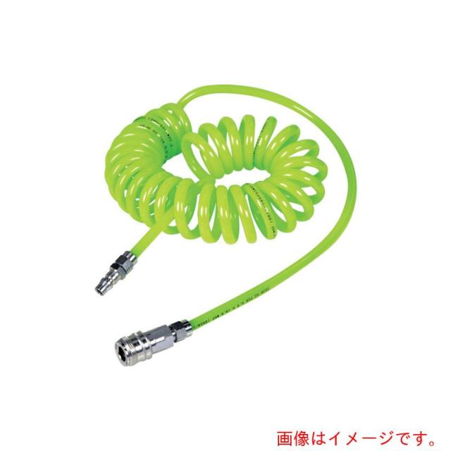 トラスコ中山（TRUSCO）　残圧除去カップリング付ホースキット　６．５×１０　８Ｍ　【品番：PSHK6510-8】