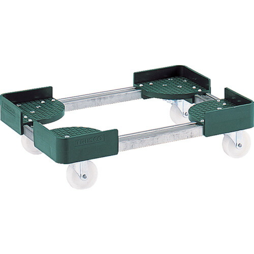 トラスコ中山（TRUSCO）　伸縮式コンテナ台車 内寸400-500×500-600 スチール製　【品番：FCD-4050】