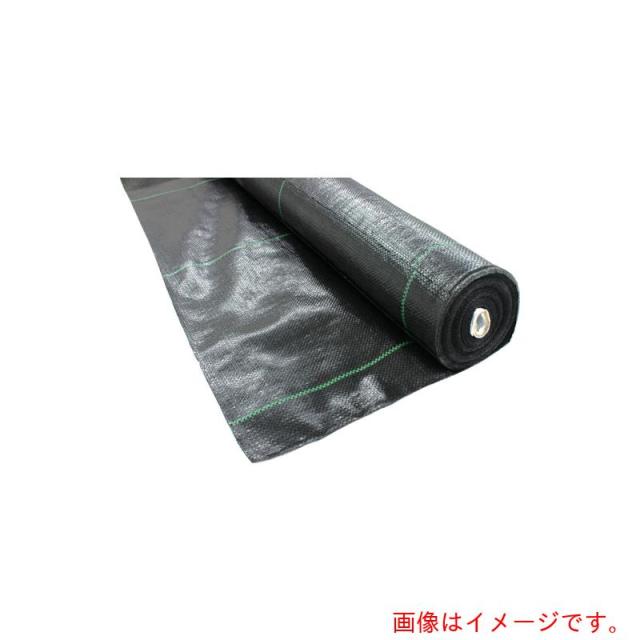 トラスコ中山（TRUSCO）　防草シート　耐候１年　黒　１ｍｘ１００ｍ　【品番：TBO1-10100-BK】