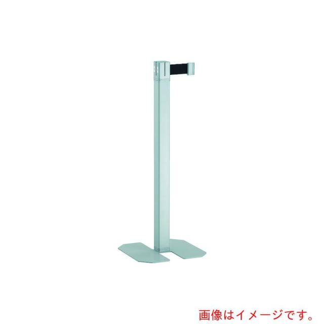トラスコ中山（TRUSCO）　ベルトパーテーション　シルバー　ベルトカラーレッド　【品番：TABP-SV/R】