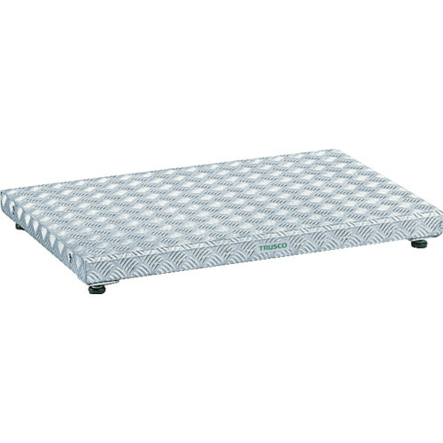 トラスコ中山（TRUSCO）　低床式アルミ製ステップ　９００Ｘ６００ＸＨ９０〜１２０　【品番：TFS-0960AL】