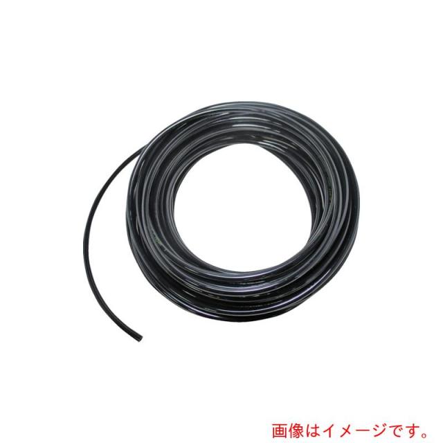 トラスコ中山（TRUSCO） ナイロン熱電子管 ８Ｘ６．０ １００Ｍ 黒 【品番：TNT-0860-100BK】