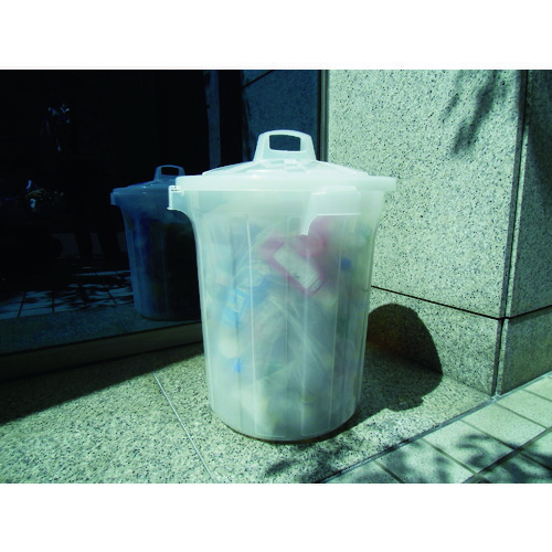 トラスコ中山（TRUSCO）　半透明ＰＰペール丸型９０Ｌ　【品番：TPTM-90】_1