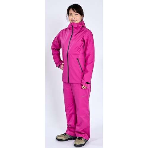 トラスコ中山（TRUSCO）　高耐候・軽量ストレッチレインウェア　ピンク　ＬＬ　【品番：TRESWLL-PK】_2