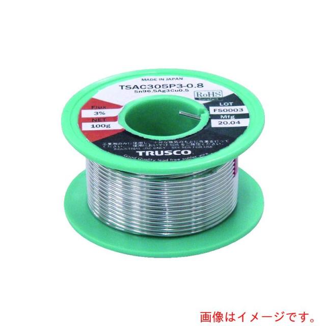 トラスコ中山（TRUSCO）　鉛フリーはんだ（やに入り）　１００Ｇ巻１．６　【品番：TSAC305P3-1.6】 6,665円