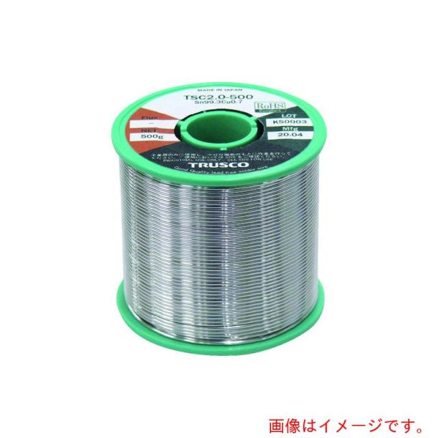 トラスコ中山（TRUSCO）　鉛フリーはんだ（配管・配線用）Φ１．０−５００Ｇ　【品番：TSC1.0-500】