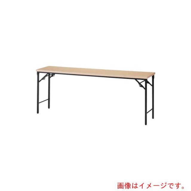 トラスコ中山（TRUSCO）　折りたたみ会議テーブル　９００Ｘ４５０ＸＨ７００　棚板なし　ナチュラル　【品番：TST-0945-C】