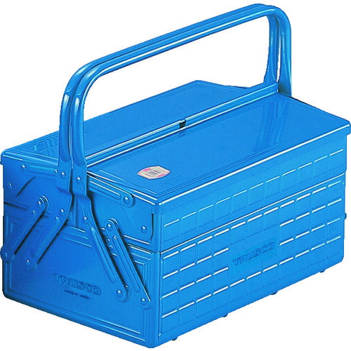 トラスコ中山（TRUSCO）　2段式工具箱 352×220×289 ブルー　【品番：GL-350-B】