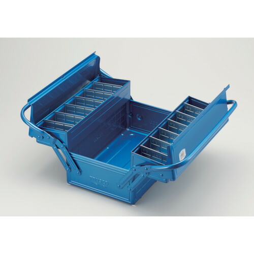 トラスコ中山（TRUSCO）　2段式工具箱 352×220×289 ブルー　【品番：GL-350-B】_3