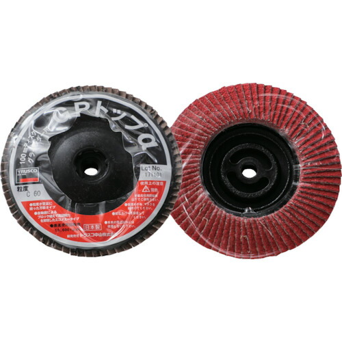 トラスコ中山（TRUSCO）　GPトップα ねじ込み式 セラミック 100Φ 60#（10枚入）　【品番：GP100ALC-60】
