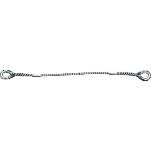 トラスコ中山（TRUSCO）　Wスリング Eタイプ 両端シンブル入り 12mm×2.5m　【品番：GRE-12S2.5】