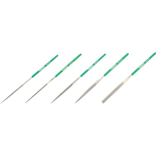 【メール便対応】トラスコ中山（TRUSCO）　ダイヤモンドヤスリ 精密用#170 5本セット 全長180mm（8本組サイズ）　【品番：GS-8-SET】