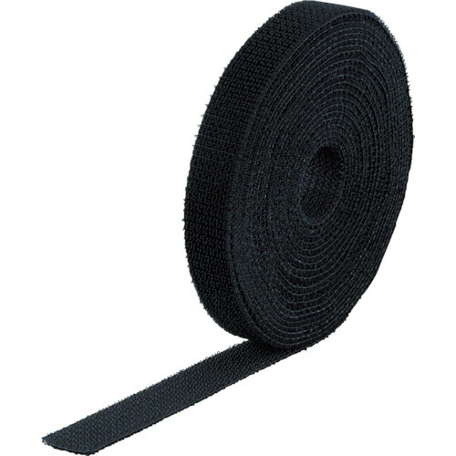 トラスコ中山（TRUSCO）　マジックバンド（R）結束テープ 両面 黒 40mm×25m　【品番：MKT-40250-BK】