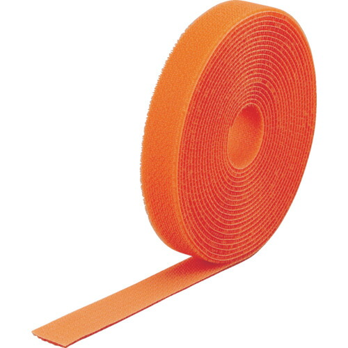 トラスコ中山（TRUSCO）　マジックバンド（R）結束テープ 両面 オレンジ 40mm×25m　【品番：MKT-40250-OR】