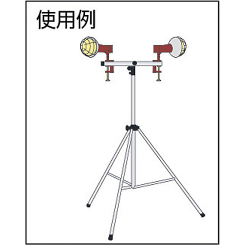 トラスコ中山（TRUSCO）　投光器用三脚スタンド　【品番：SK-31A】