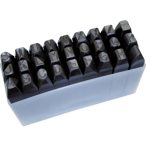 トラスコ中山（TRUSCO）　逆英字刻印セット 10mm　【品番：SKC-100】