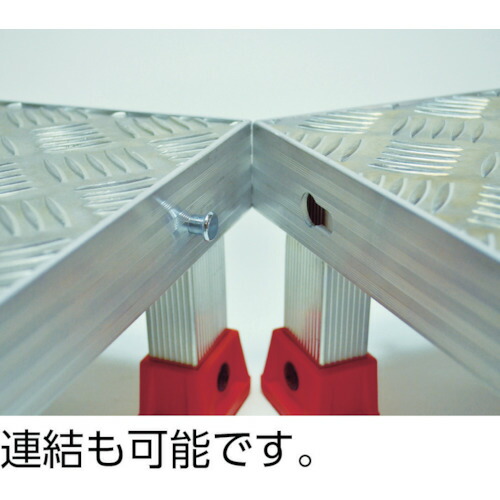 トラスコ中山（TRUSCO）　連結式アルミステップ 500×350×H100　【品番：AS-5310】_1
