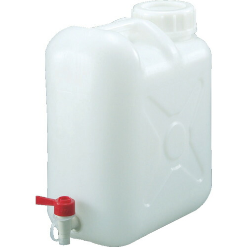 トラスコ中山（TRUSCO）　扁平缶 広口ケミカルコック パッキン付タイプ 20L　【品番：T0318】