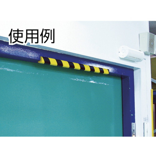 トラスコ中山（TRUSCO）　安心クッションL字型大 黒・黄 10本入り　【品番：T10AC-99】_2
