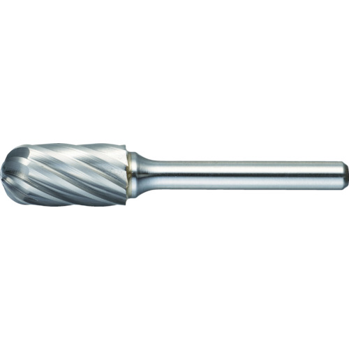 【メール便対応】トラスコ中山（TRUSCO）　超硬バー 先丸円筒型 Φ12.7×刃長25×軸6 アルミカット　【品番：TA2C127】