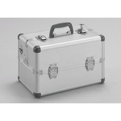 トラスコ中山（TRUSCO）　アルミケース（両開き） 内寸352×207×H229 シルバー　【品番：TACR-37】