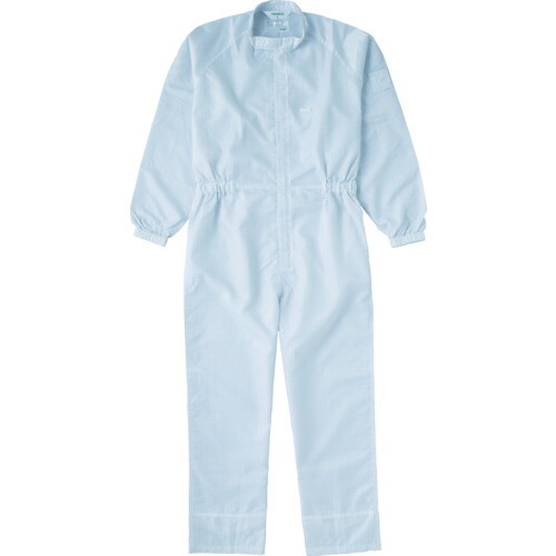 トラスコ中山（TRUSCO）　制電糸グリッド仕様フード無つなぎ服 ホワイト M　【品番：TCOG-W-M】