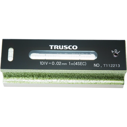 トラスコ中山（TRUSCO）　平形精密水準器 B級 寸法150 感度0.02　【品番：TFL-B1502】