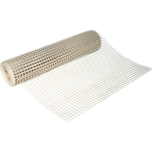 【メール便対応】トラスコ中山（TRUSCO）　多目的樹脂ネット ベージュ1m×15m 目合25mm×25mm　【品番：T-H05PB】