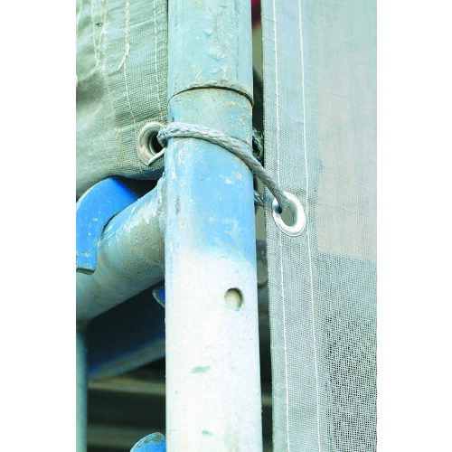 トラスコ中山（TRUSCO）　両面ハトメ アルミ 10mm 2000組入 （袋入）　【品番：THP-A10C】