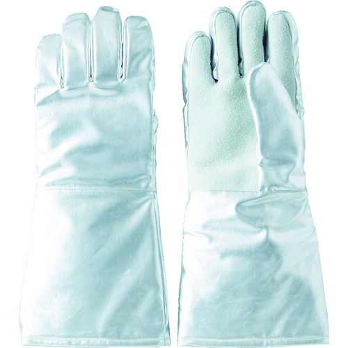 TRUSCO 遮熱・耐熱手袋 ミトン ロング TMT-766FM 1双 TRUSCO 遮熱・耐熱手袋 ミトン ロング TMT-766FM 1双 （ 掃除用品