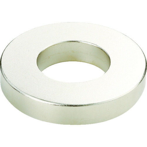 トラスコ中山（TRUSCO）　ネオジム磁石 外径18mm×穴径7mm×厚6mm 5個入　【品番：TN18-7RA-5P】