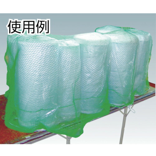トラスコ中山（TRUSCO）　防炎多目的ネット 網目25 3.6×5.4M ライトグリ　【品番：TN25-3654GN-F】_3