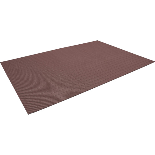トラスコ中山（TRUSCO）　ジャバラマットスリム 1200×1800mm ブラウン　【品番：TNS-1218BR】