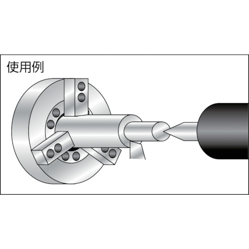トラスコ中山（TRUSCO）　レースセンター超硬付 MT3 チップ径24mm　【品番：TRSP-3-24】_1